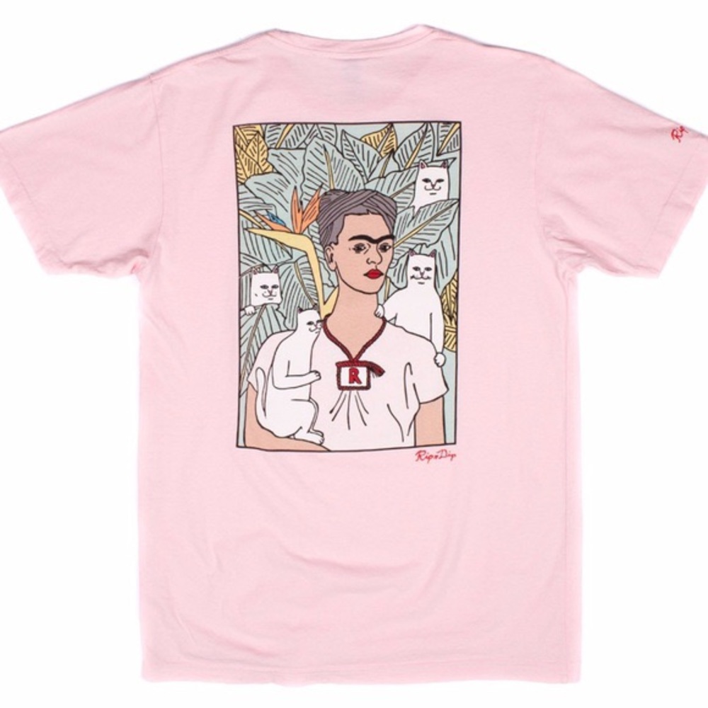 RIPnDIP Frida Khalo shirt - pink